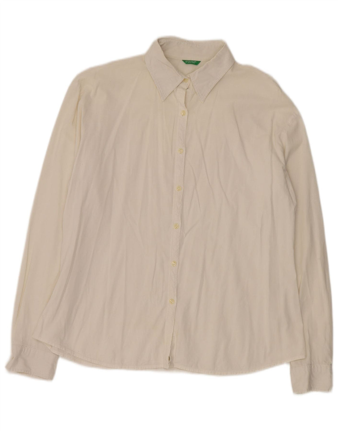 BENETTON Womens Shirt UK 18 XL White
