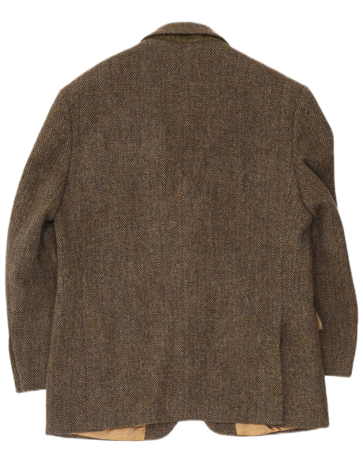 Marks & Spencer Herre Harris Tweed Blazer Jacket UK 40 Medium Green