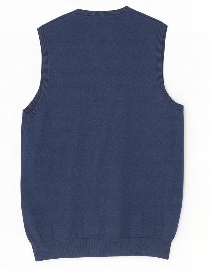Canotta da uomo Marks & Spencer grande in cotone blu navy