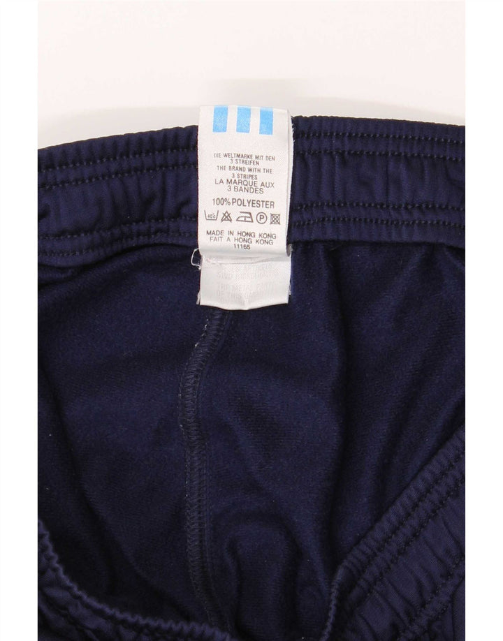 Adidas Herren-Trainingshose UK 38/40 Mittelmarineblaues Polyester