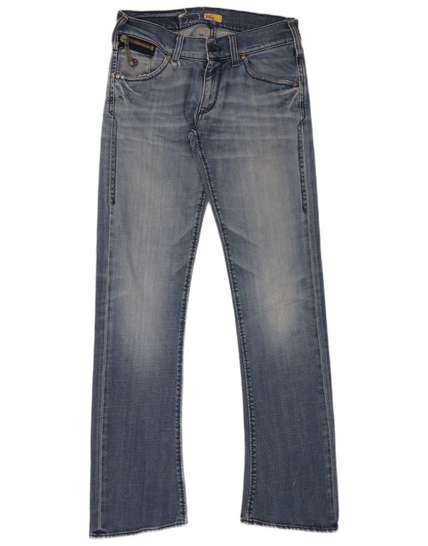 Energie Mens Bootcut Jeans W32 L34 Blue Cotton