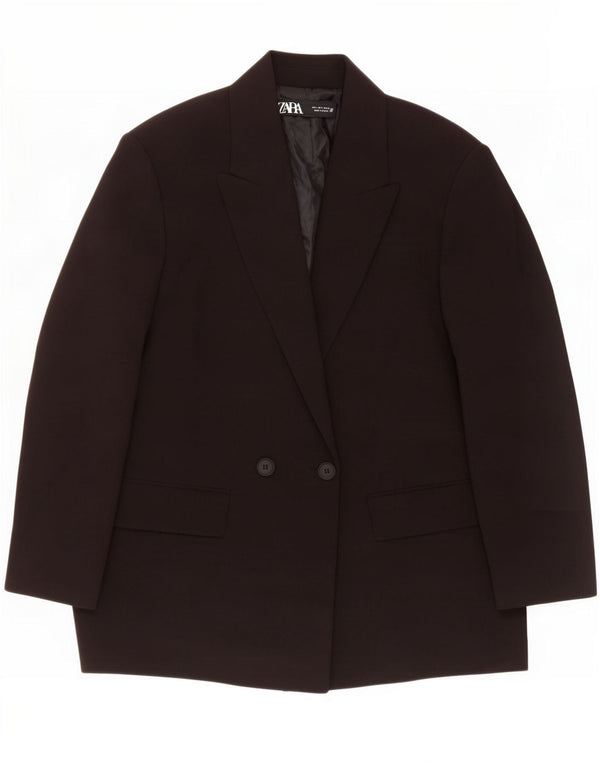 Jachetă blazer supradimensionată pentru femei Zara UK 10 Mic Negru