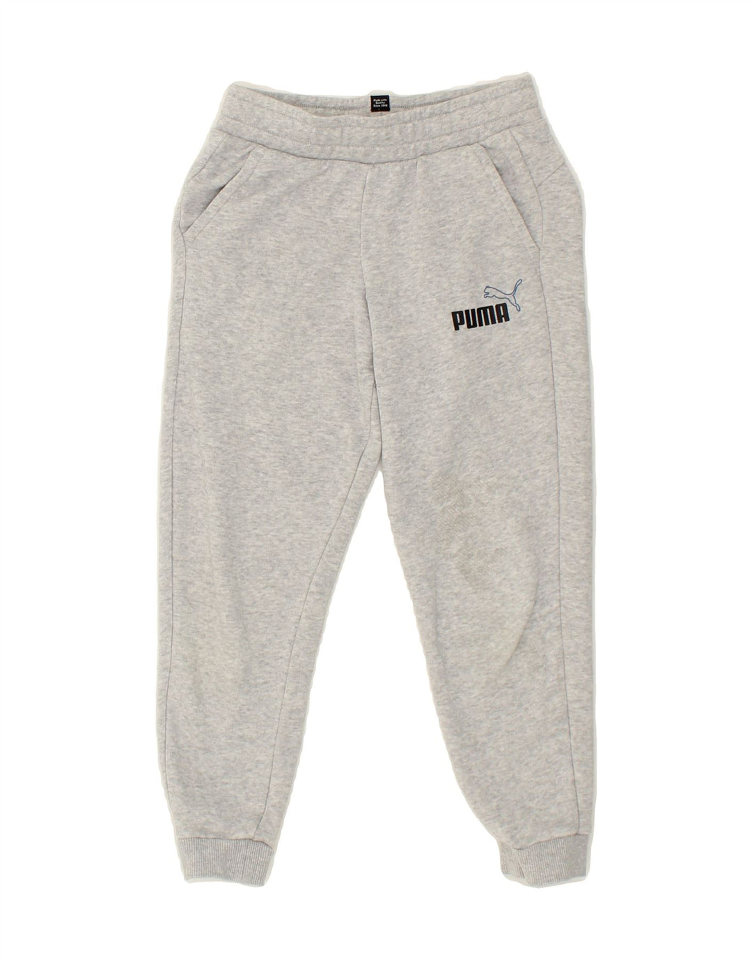 PUMA Boys Tracksuit Trousers Joggers 7-8 Years  Grey Vintage Puma and Second-Hand Puma from Messina Hembry 