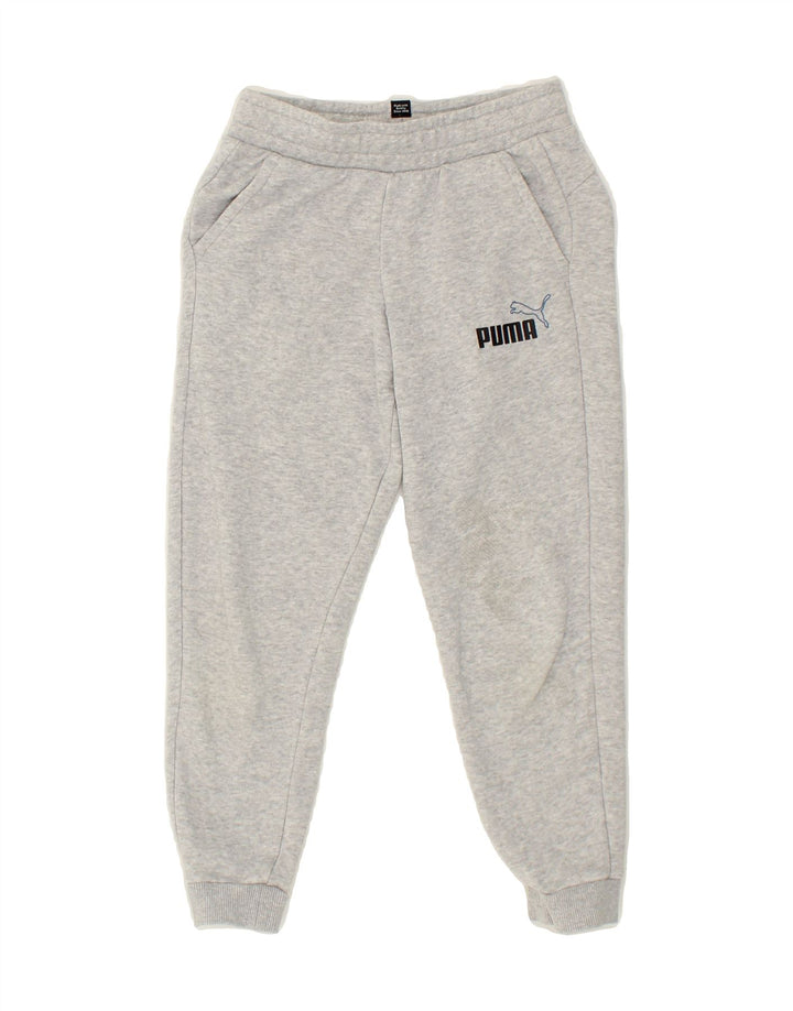 PUMA Boys Tracksuit Trousers Joggers 7-8 Years  Grey Vintage Puma and Second-Hand Puma from Messina Hembry 