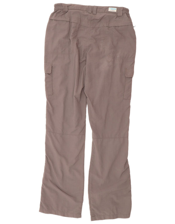 Pantaloni cargo dritti da uomo Brugi W34 L34 poliammide grigio