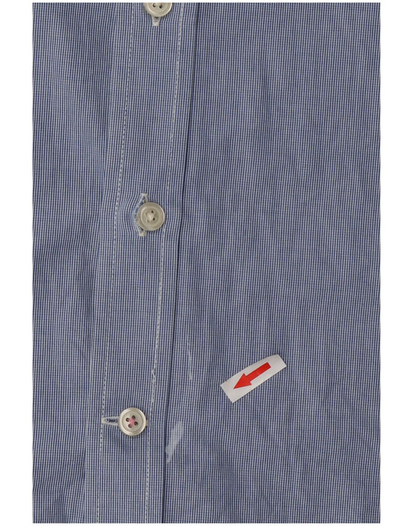 Camicia da uomo Superdry in cotone a quadri blu medio