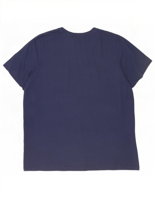 T-shirt da uomo Nike Top XL blu navy in cotone