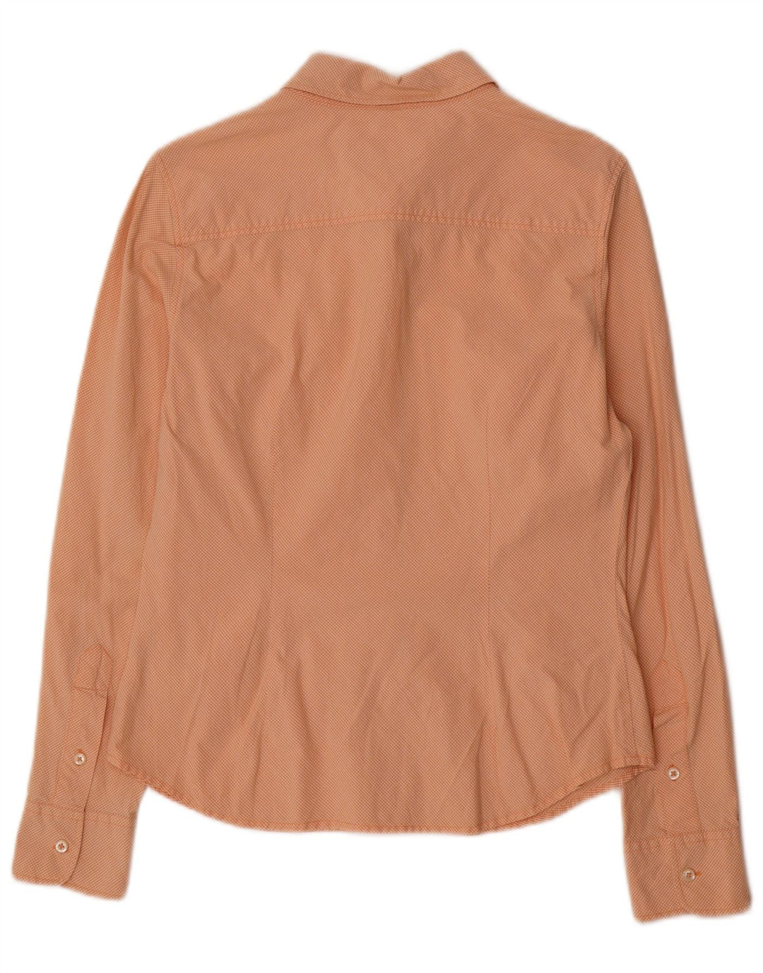 Tommy Hilfiger Chemise Femme US 8 Medium Orange Vichy Coton