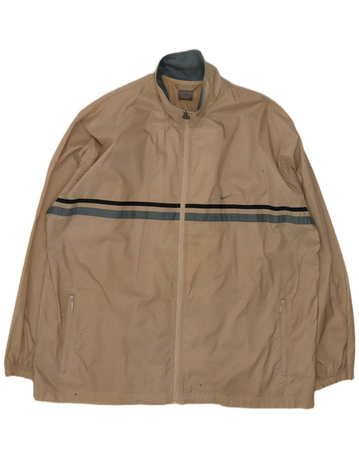 Ανδρική φόρμα Nike Top Jacket 2XL μπεζ ριγέ πολυεστέρα