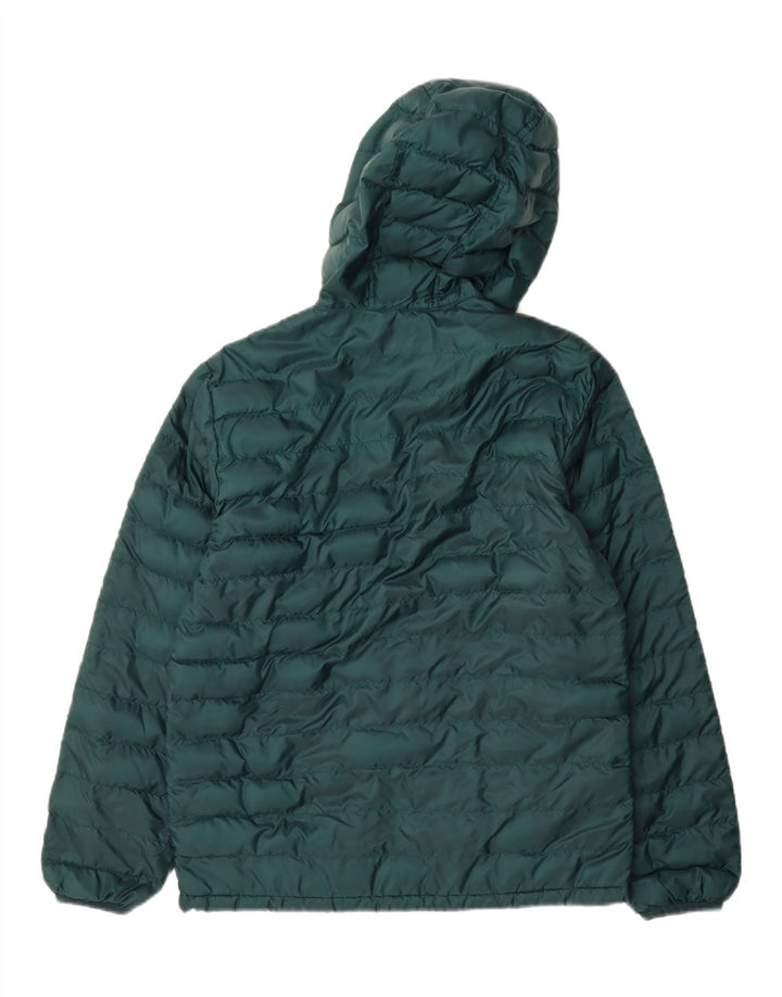 Levi's Mens Hooded Padded Jacket UK 36 Small Green Polyester