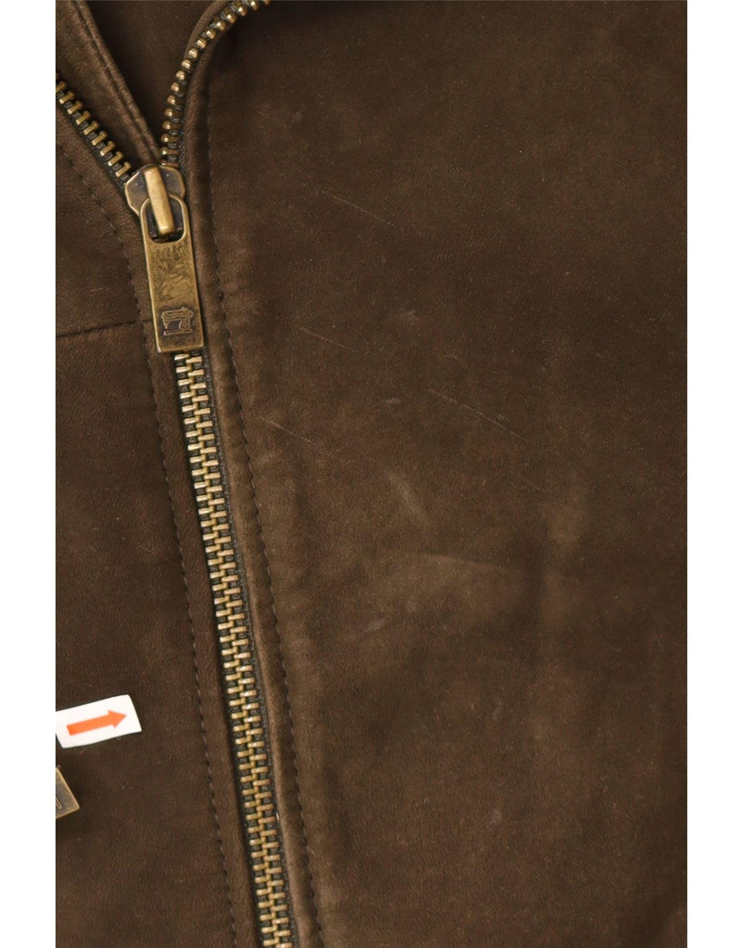 Scotch & Soda Mens Suede Jacket UK 40 Large Khaki Leather