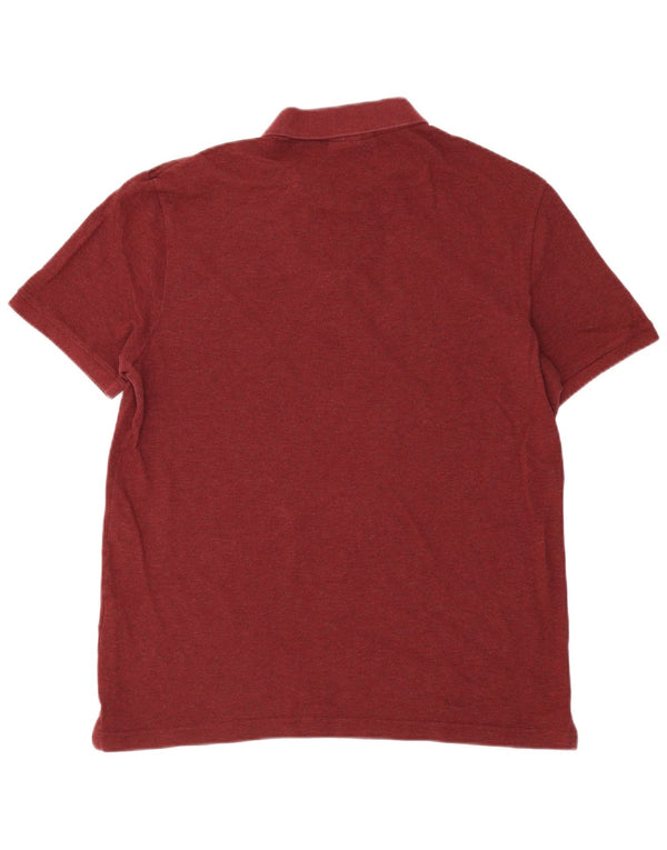 Polo da uomo slim fit Lacoste taglia 6 XL in cotone marrone
