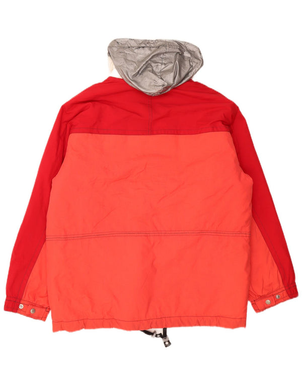 Dubin Veste de ski surdimensionnée à capuche pour femme IT 44 Rouge moyen Colourblock
