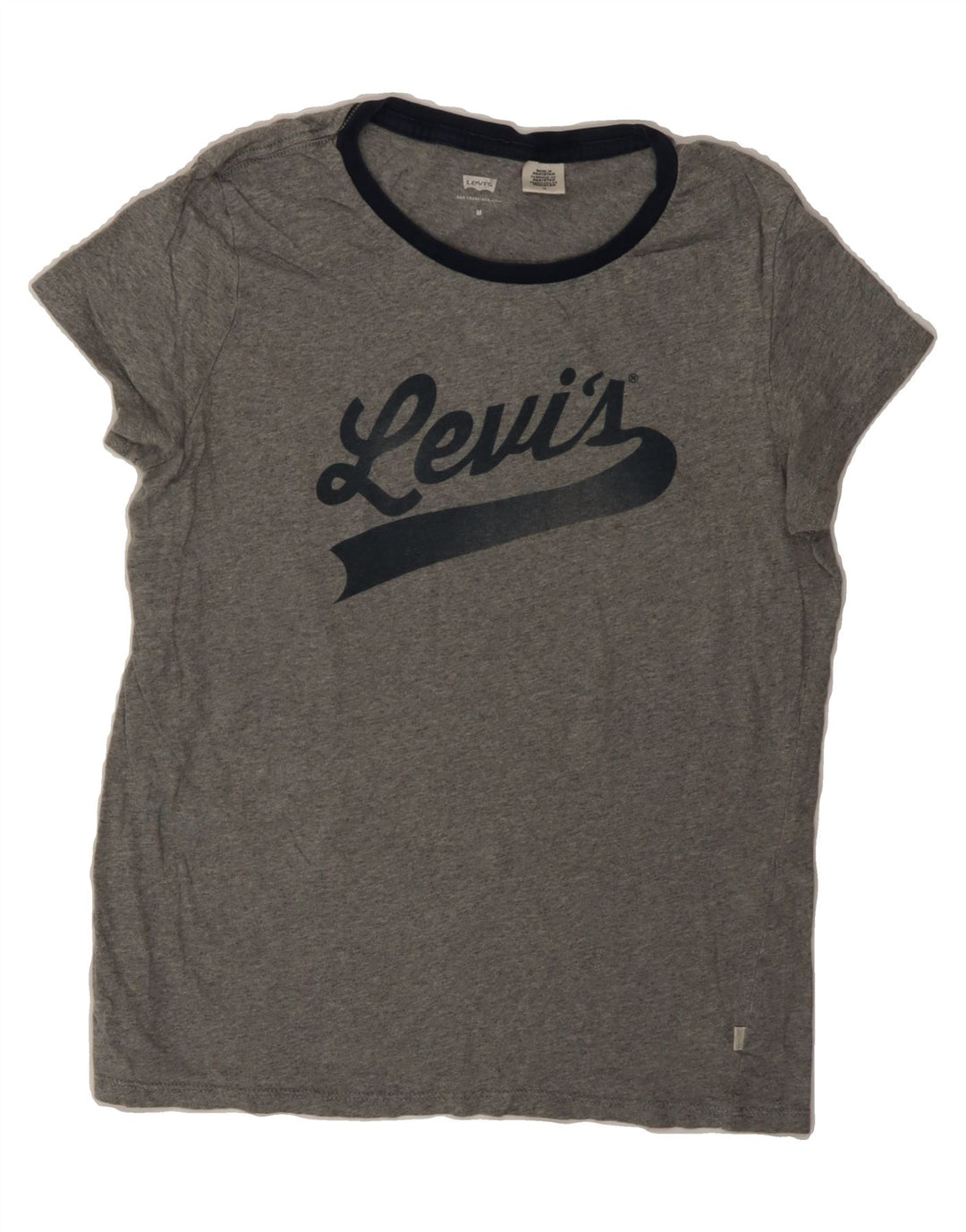 LEVI'S Boys Graphic T-Shirt Top 13-14 Years Medium Grey Vintage Levi's and Second-Hand Levi's from Messina Hembry 
