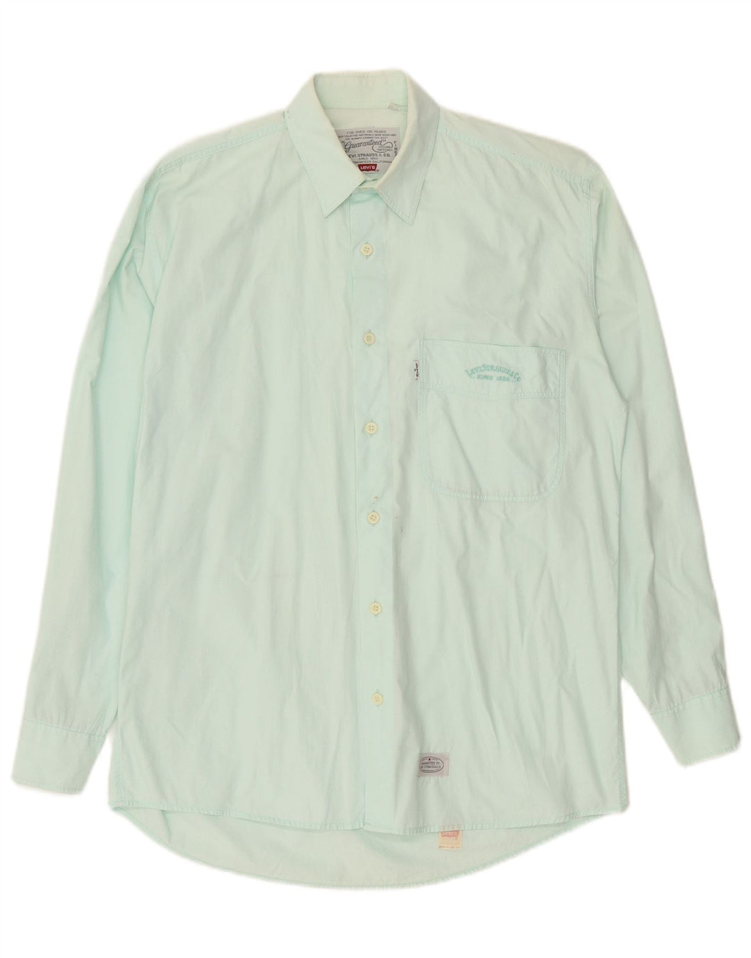 Camicia Levi's Uomo Small Turchese Cotone
