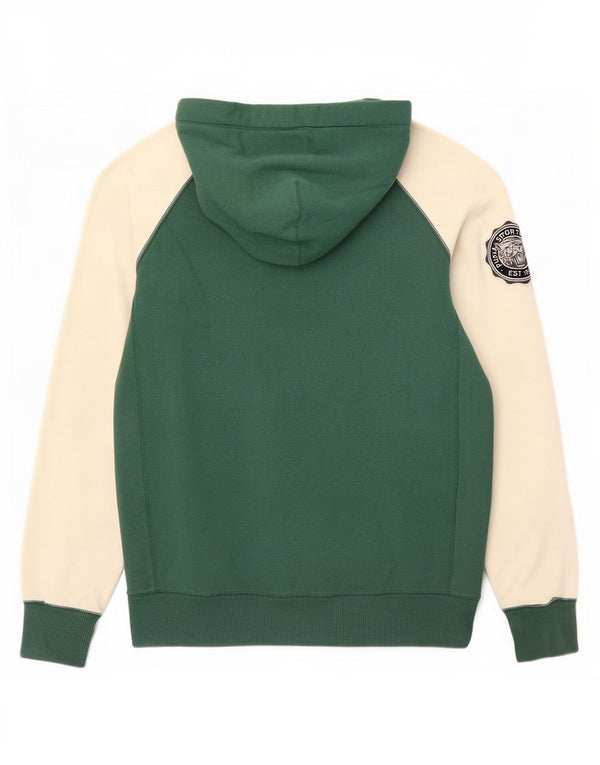 Puma Herre grafisk hættetrøje Jumper Medium Grøn Colourblock Bomuld