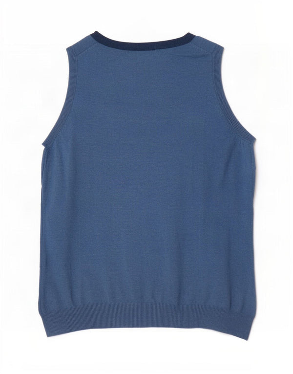 Canottiera da donna Boden UK 10 piccola in cotone blu