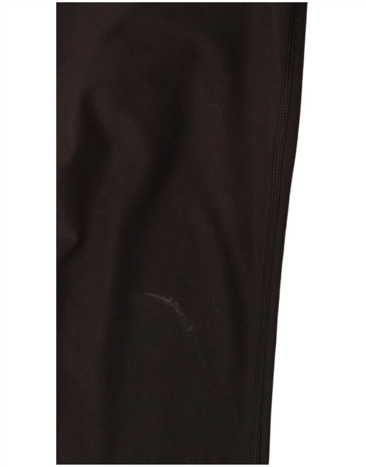Nike Womens Dri Fit Leggings UK 12 Medium Black Colourblock