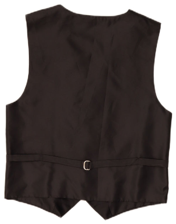 Chaleco vintage para hombre IT 46 Pequeño Negro