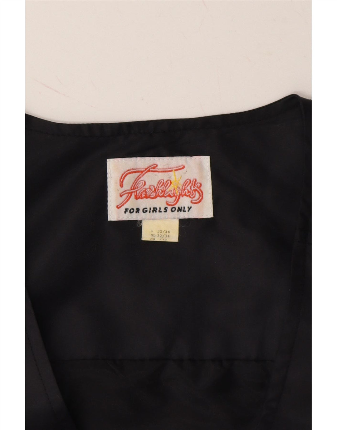 VINTAGE Womens Utility Gilet UK 6/8 Small Black Polyamide Vintage Vintage and Second-Hand Vintage from Messina Hembry 