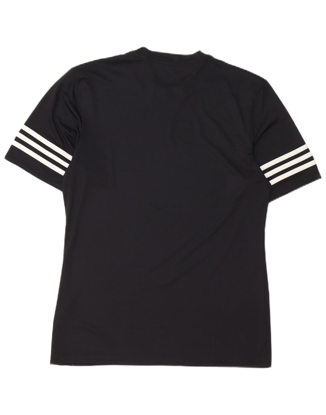 Adidas Herre Climalite T-Shirt Top Medium Sort Polyester