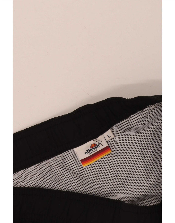 Ellesse Mens Sport Shorts Large Black Colourblock