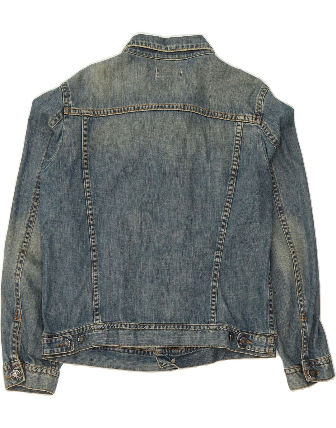 BENETTON Womens Denim Jacket UK 18 XL Blue Cotton Vintage Benetton and Second-Hand Benetton from Messina Hembry 