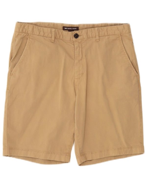Męskie szorty Chino Michael Kors W34, duże, beżowe, bawełniane