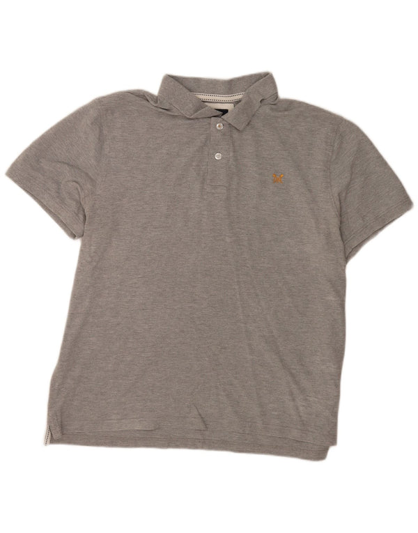 Crew Clothing Herren Poloshirt 2XL Grau Baumwolle