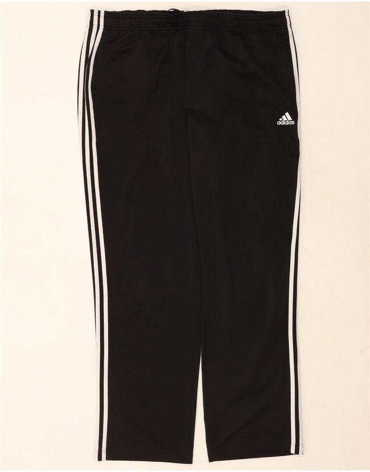Adidas Mens Tracksuit Trousers 2XL  Black Polyester