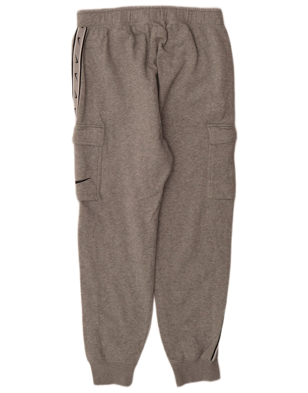 Nike Mens Graphic Cargo Tracksuit Trousers Joggers Medium Grey Flecked