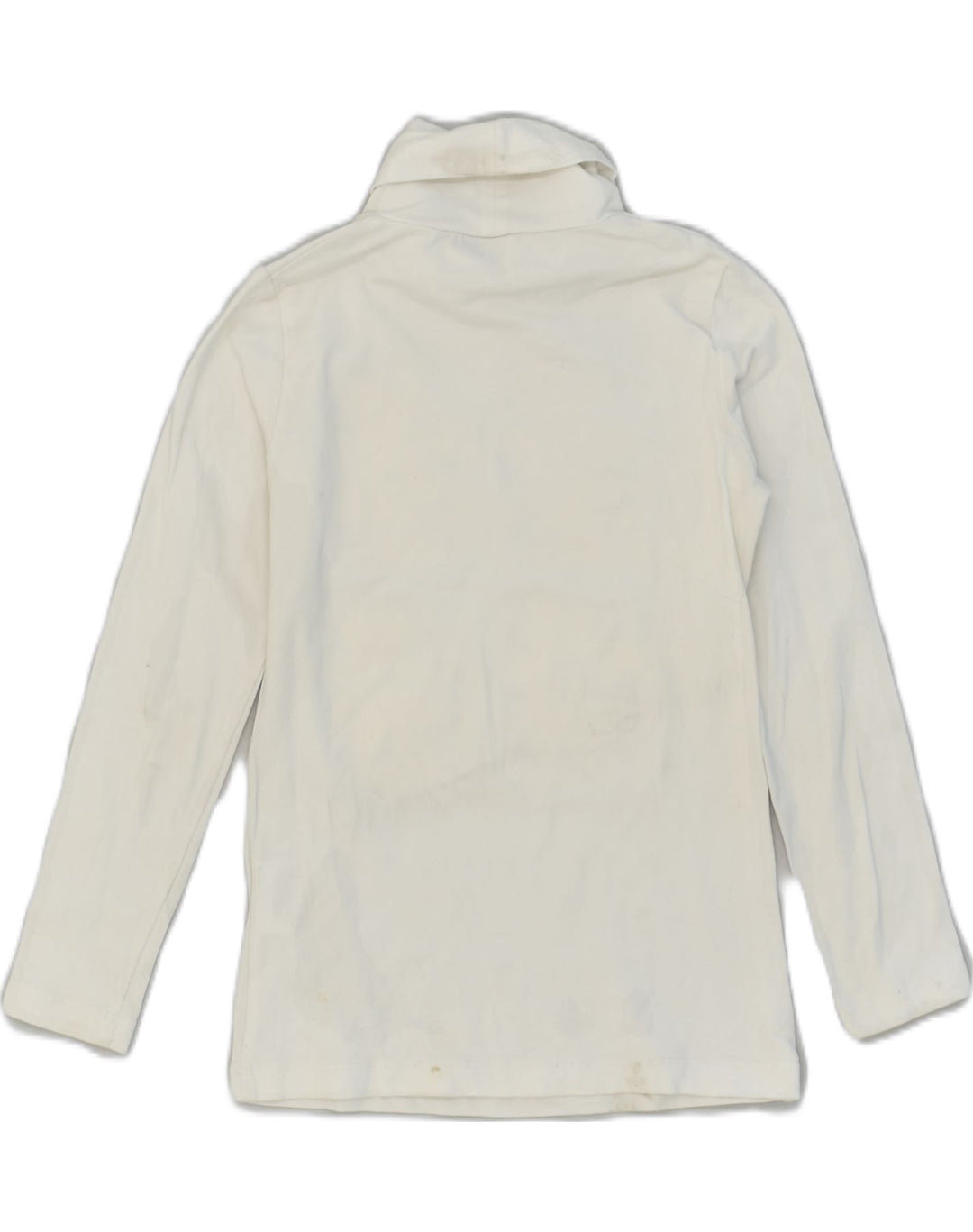 LIU JO Girls Roll Neck Graphic Top Long Sleeve 8-9 Years White Cotton | Vintage Liu Jo | Thrift | Second-Hand Liu Jo | Used Clothing | Messina Hembry 