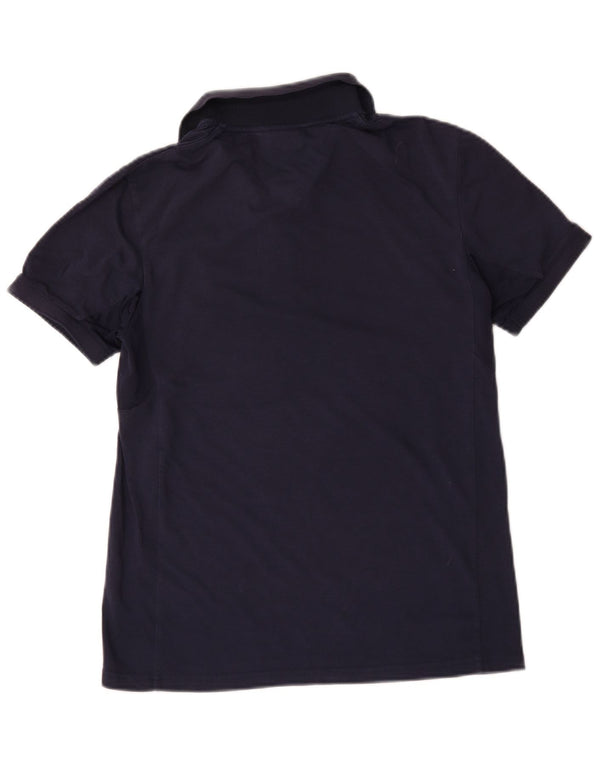 Lyle & Scott Mens Polo Shirt Small Navy Blue Cotton