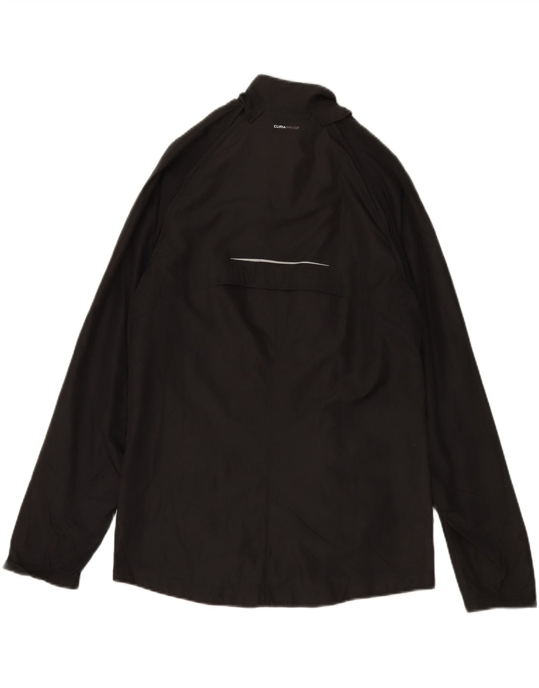 ADIDAS Mens Clima Proof Tracksuit Top Jacket Small Black Polyester