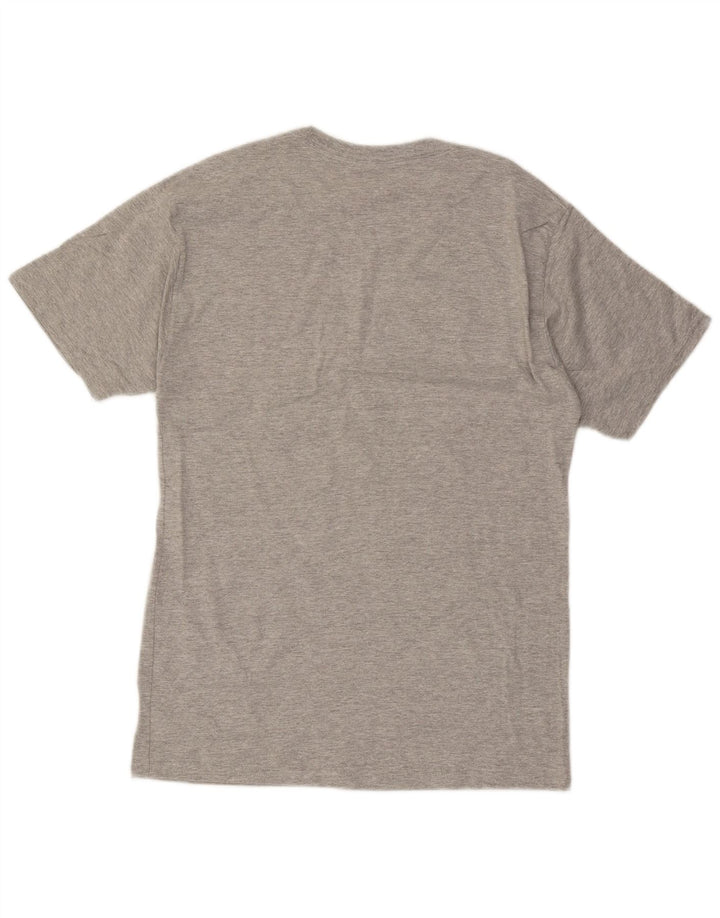 Champion Mens T-Shirt Top Medium Grey Flecked Cotton