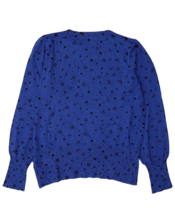 Marks & Spencer Damen-Pullover mit U-Boot-Ausschnitt, Gr. 14, Mittelblau
