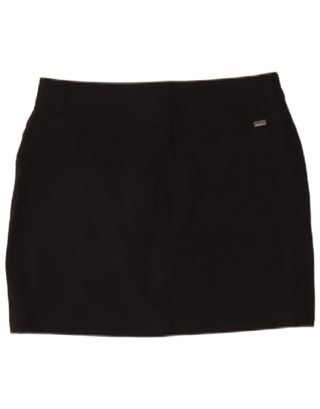 EDDIE BAUER Mini jupe femme US 8 Medium W30 Noir Polyester