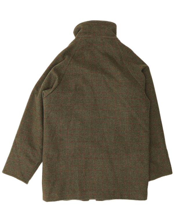 Giacca da uomo Barbour Utility UK 38 lana scozzese media kaki