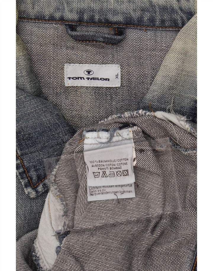 TOM TAILOR Mens Denim Jacket UK 42 XL Blue Cotton Vintage Tom Tailor and Second-Hand Tom Tailor from Messina Hembry 