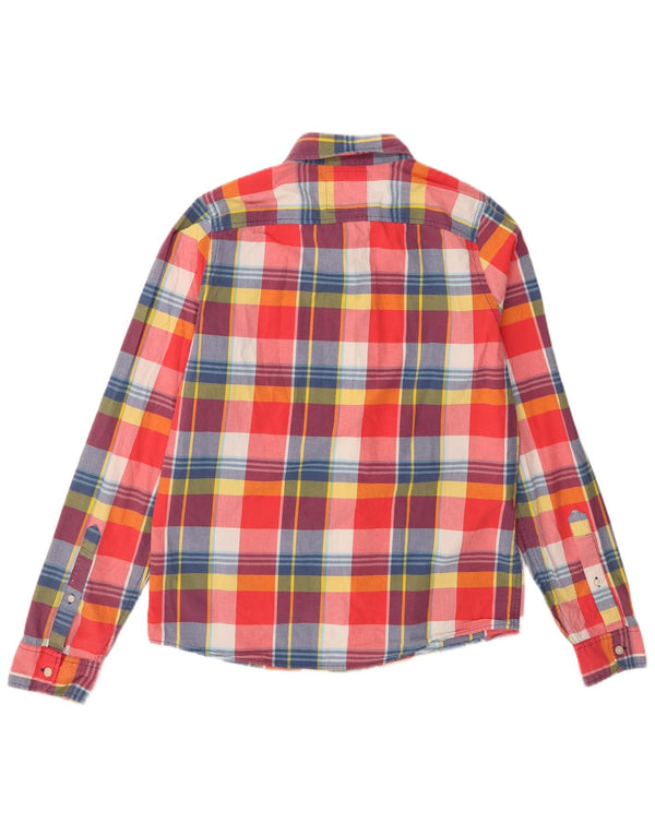 Cămașă Hollister pentru bărbați XL, bumbac cu carouri multicolore