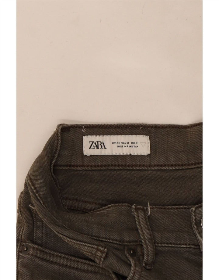 Zara Mens Tapered Jeans EU 40 Medium W31 L31 Brown