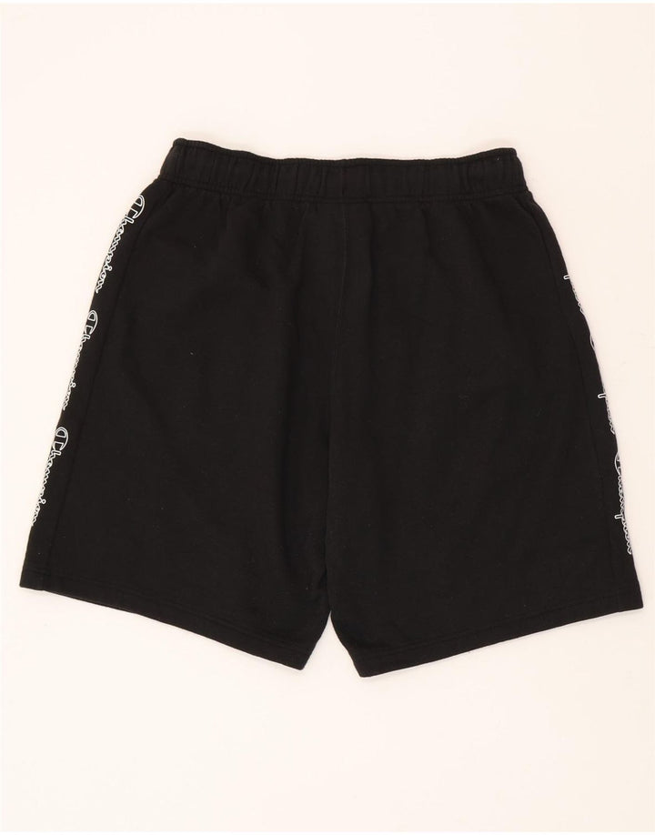 Champion Herre grafiske sportsshorts Medium sort bomuld