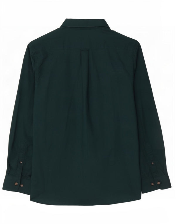 Marks & Spencer Mens Regular Fit Shirt 3XL Green Cotton
