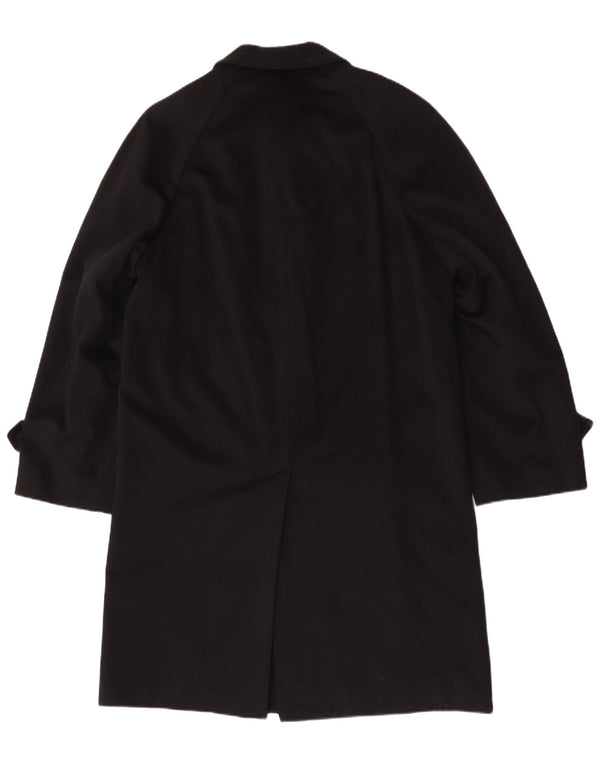 Dalton & Forsythe x Loro Piana Mens Overcoat IT 46 Small Black Wool