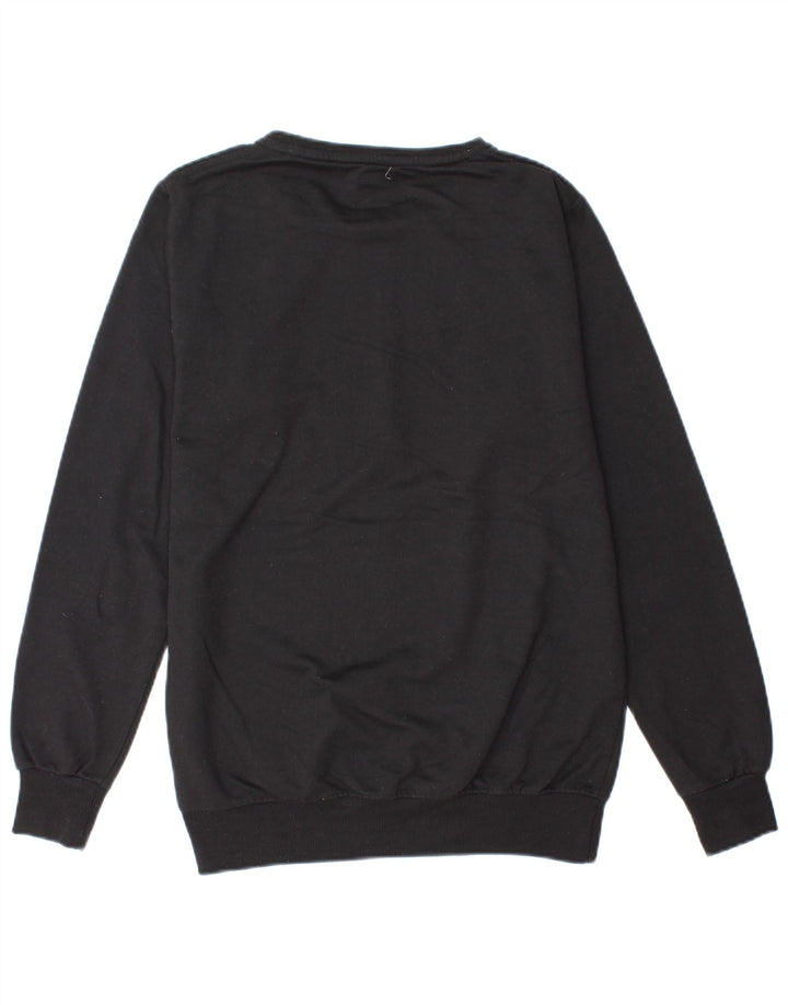 Zara Mens Sweatshirt Jumper Medium Black