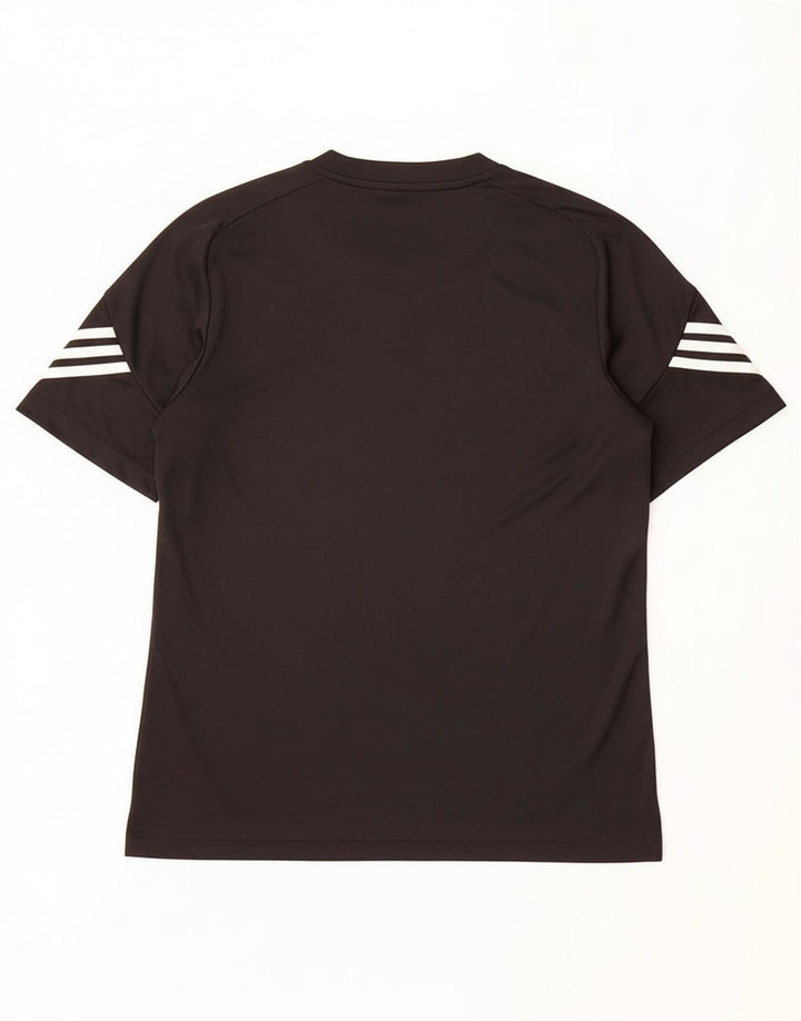 ADIDAS Mens Climalite Graphic T-Shirt Top Small Black Polyester