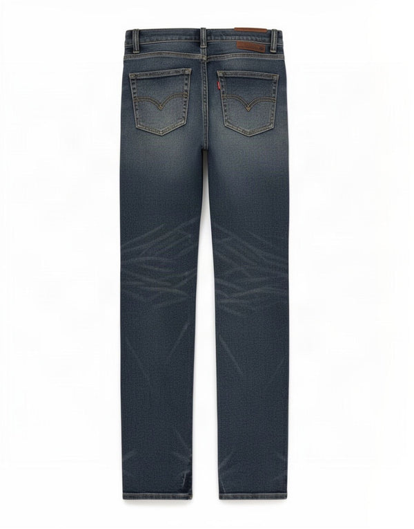 Levi's Boys 510 Distressed Skinny Jeans 11-12 år W27 L28 Blue Cotton