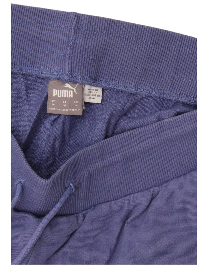 PUMA Womens Sport Shorts UK 12 Medium  Navy Blue