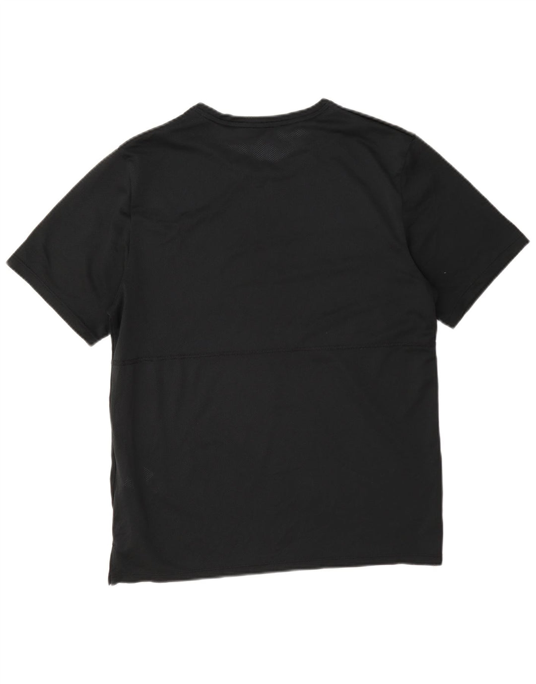 Μπλουζάκι Nike Mens Dri Fit See Through Τοπ μεσαίου μαύρου πολυεστέρα