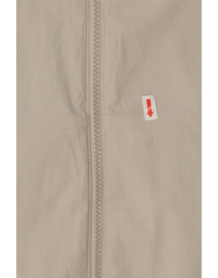 ADIDAS Mens Hooded Rain Jacket UK 40 Large Grey Polyester Vintage Adidas and Second-Hand Adidas from Messina Hembry 